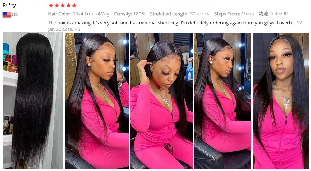 13x4 Ready to Wear and Go Lace Glueless Wigs Transparent Straight Pre Cut Lace Front Human Hair Wigs 4X4 Closure Wig Pre Plucked