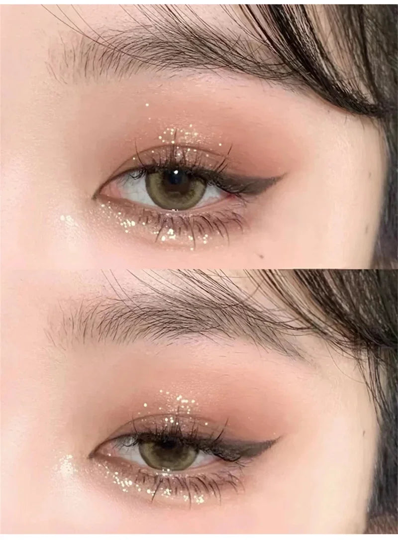 9 Colors Chocolate Eye Shadow Palette Pearly Matte Earth Color Eyeshadow Pallete Shiny Sequins Eye Pigments Lasting Makeup