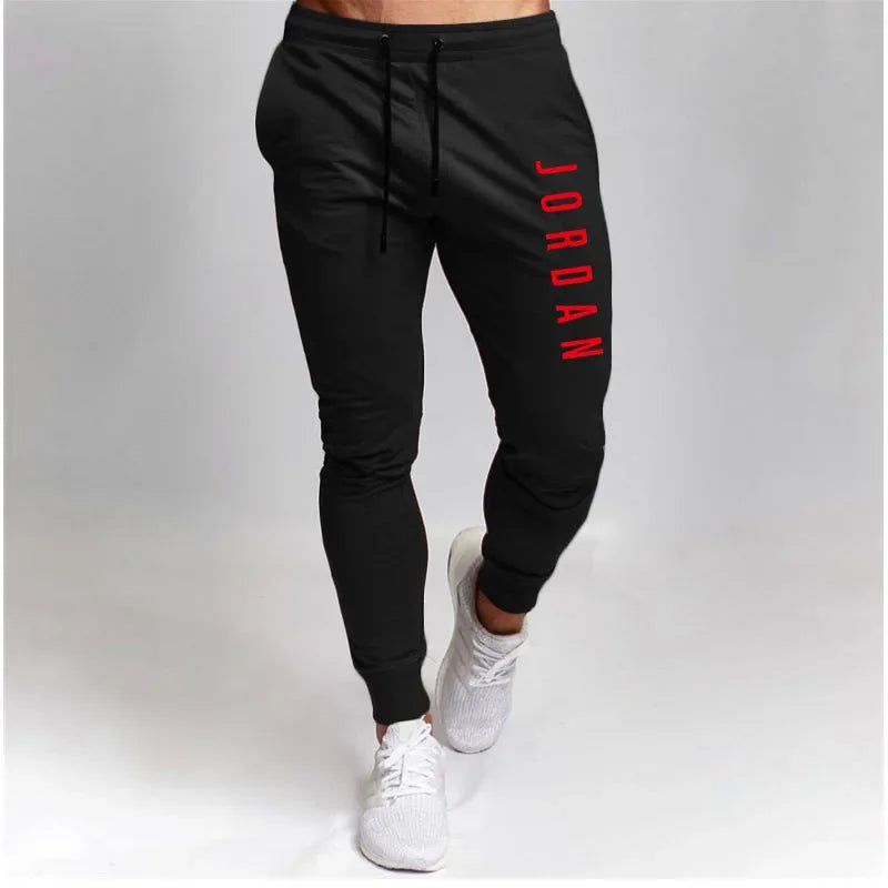 Men Loose and Versatile Stretch Trousers Cross-border Spring and Autumn Sports Pants Casual Pants Slim Casual Sports Pants S-3XL