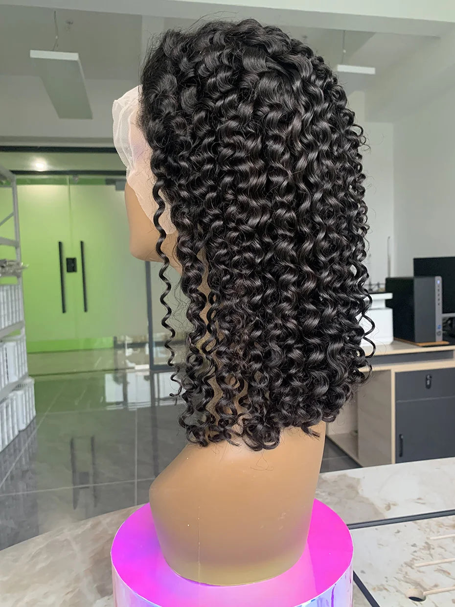 Bob Loose Wave Lace Front Wig Human Hair 100 Original Vietnam Natural Black Colored Full 13x4 Wet and Wavy Human Wig 250 Density