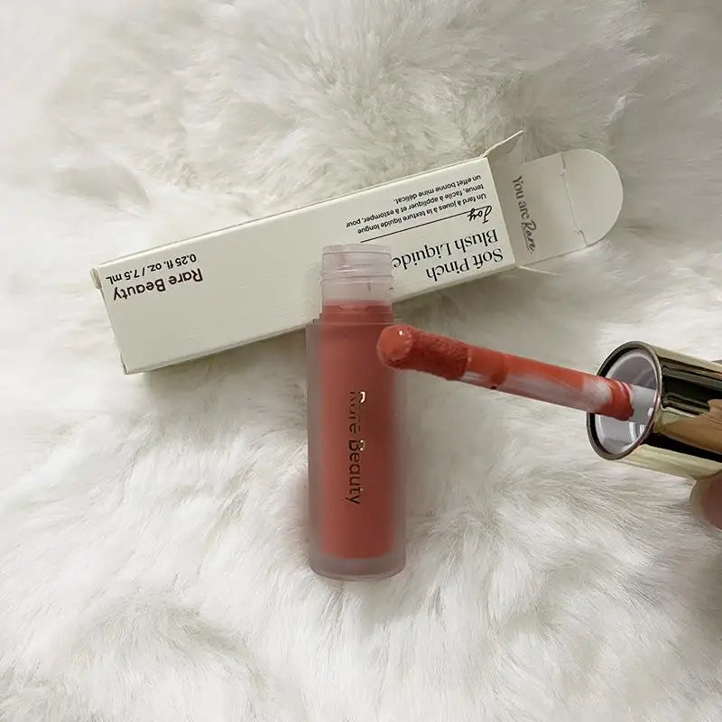 Rare Beauty Soft Pinch Liquid Blush 3.5ml Long-Lasting Matte Low Saturation Natural Moisturizing Facial Powder Blusher Makeup