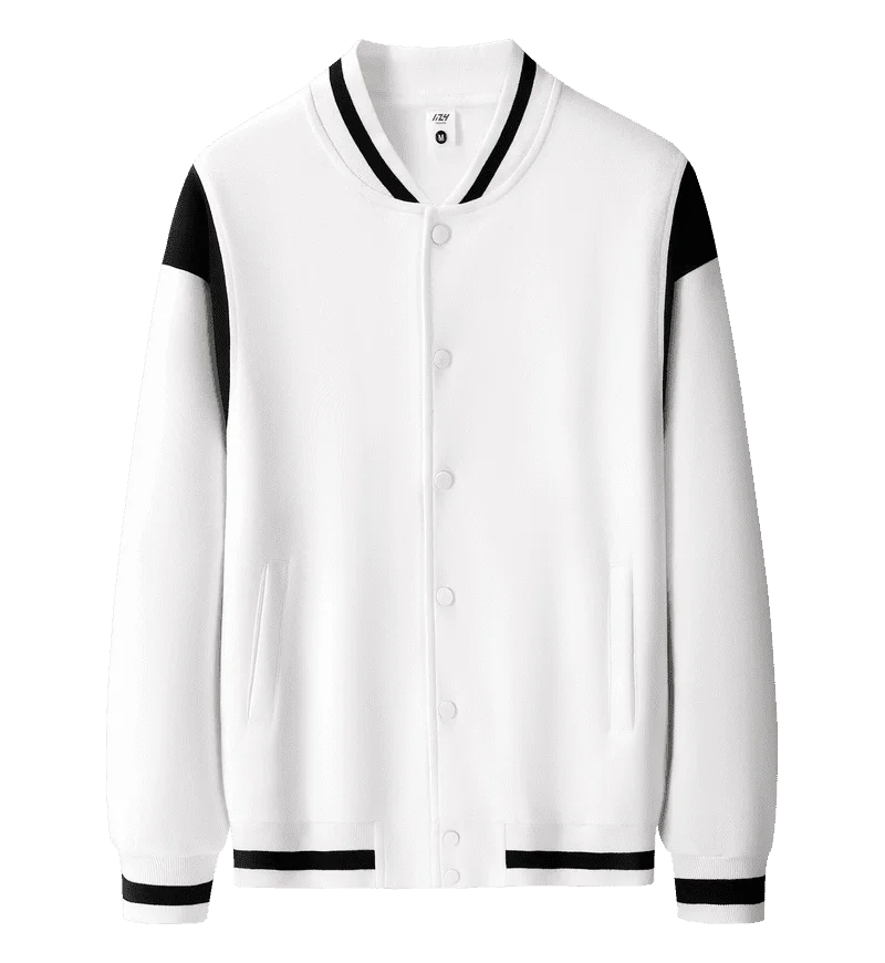 High end men's and women's pure cotton jackets, baseball jackets, custom printed embroidered logos, autumn and winter clothes