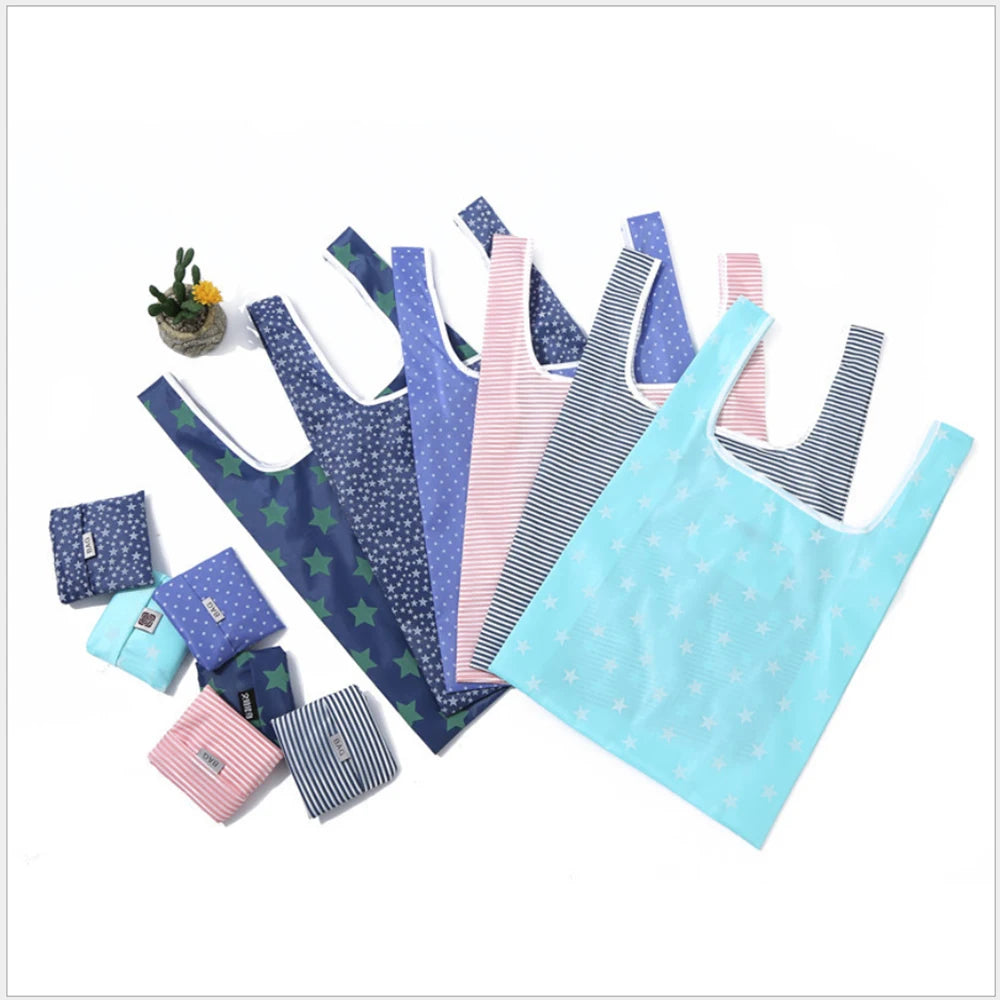 Shopping bag Eco-friendly bag Storage bag shoulder Grocery bags Shoulder Market Bags Reusable foldable Supermarket Shop bags