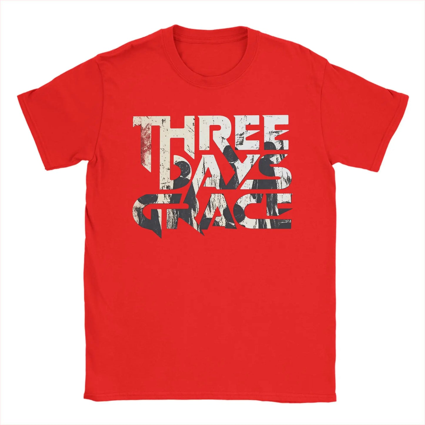 THREE DAYS GRACE Band T Shirts Men's  Pure  Leisure T-Shirts Round Neck  Tee Shirt Short Sleeve Clothes Graphic Printed