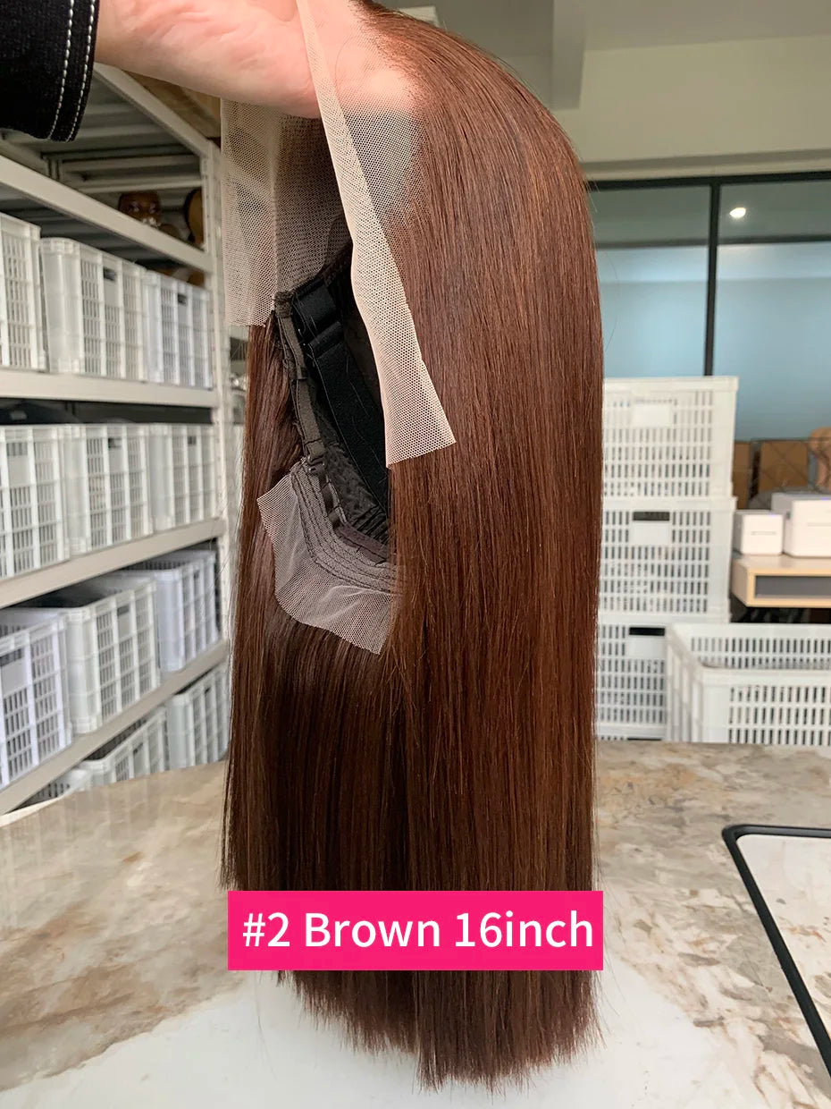 Vietnamese Glueless Wigs 100%human Hair Quality 2x6 Lace Closure Ready to Wear Wig 250 Density13x6 13x4 Lace Frontal Bob Wigs #2