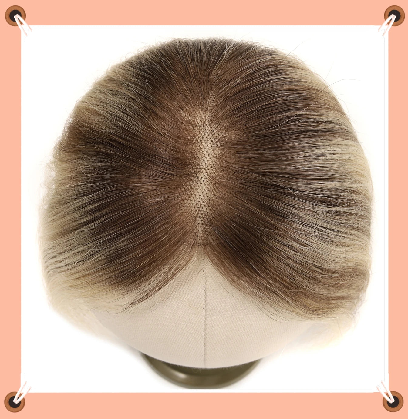 100% Remy Human Hair Natural Hair Topper HairPieces for Women Silk Base 3Clip in Toppers Hair Swiss Lace Hair Topper Breathable