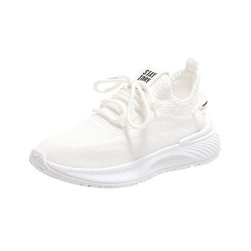 Women Sneakers New Summer Breathable Platform Mesh Shoes for Women Concise Wear-resistant Lightweight Running Women Casual Shoes
