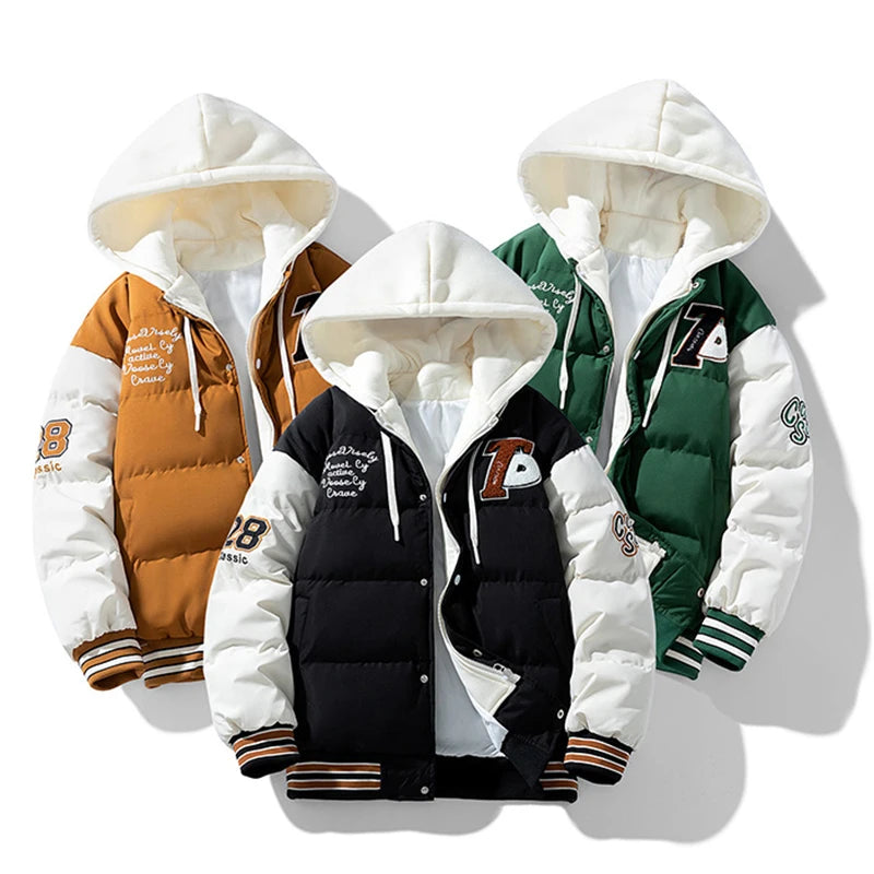 Winter Men Fashion hickened Parkas Jacket Men Warm Windproof Jackets Parkas Men Autumn Casual Outwear Jackets Parkas Coats Male