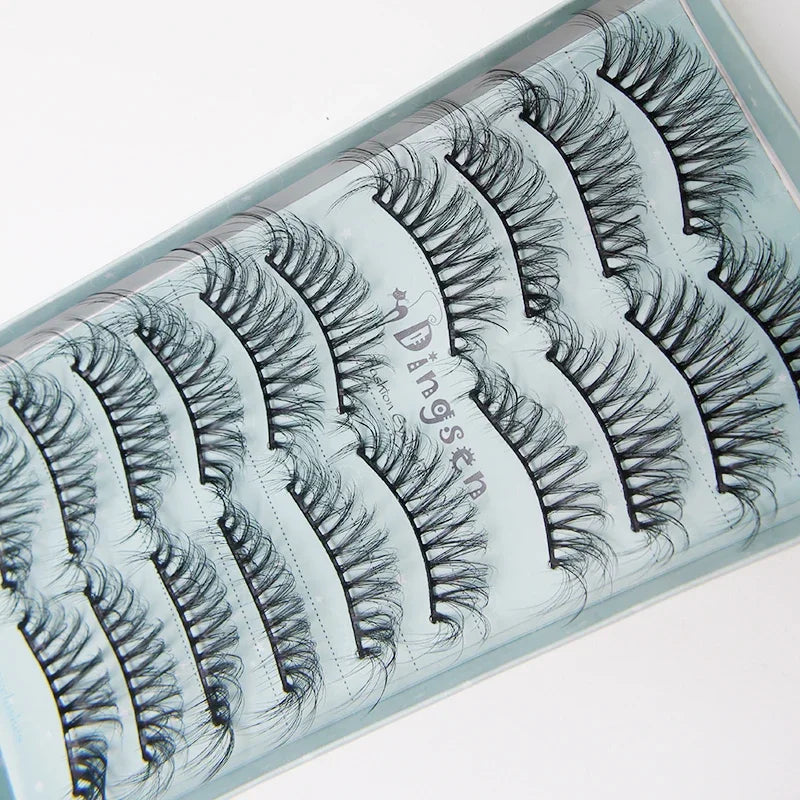 10/2 Pairs Mink Eyelashes Natural 3D Lashes Faux Cils Makeup Dramatic False Eyelashes Wholesale Eyelash Extension Makeup Tools