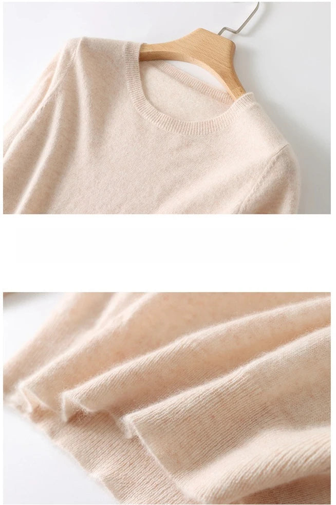 Basic Knitted O-Neck Autumn Winter Sweater Women 2025 Long Sleeve Soft Warm Sweater Korean Simple Solid Color Versatile Pullover