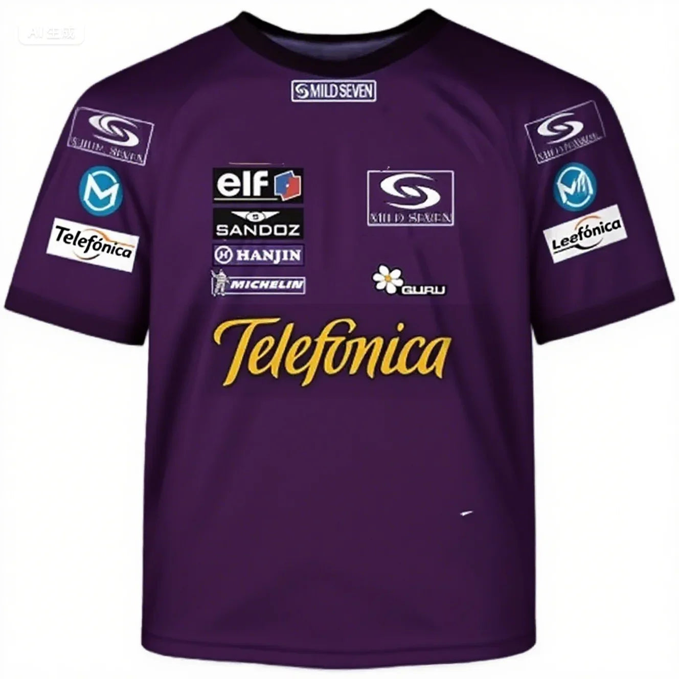 New Men's and Women's Outdoor Extreme Sports T-shirt Fashion Casual Kids Clothes F1 Seven Star Racing Suit Unisex Tee Clothing