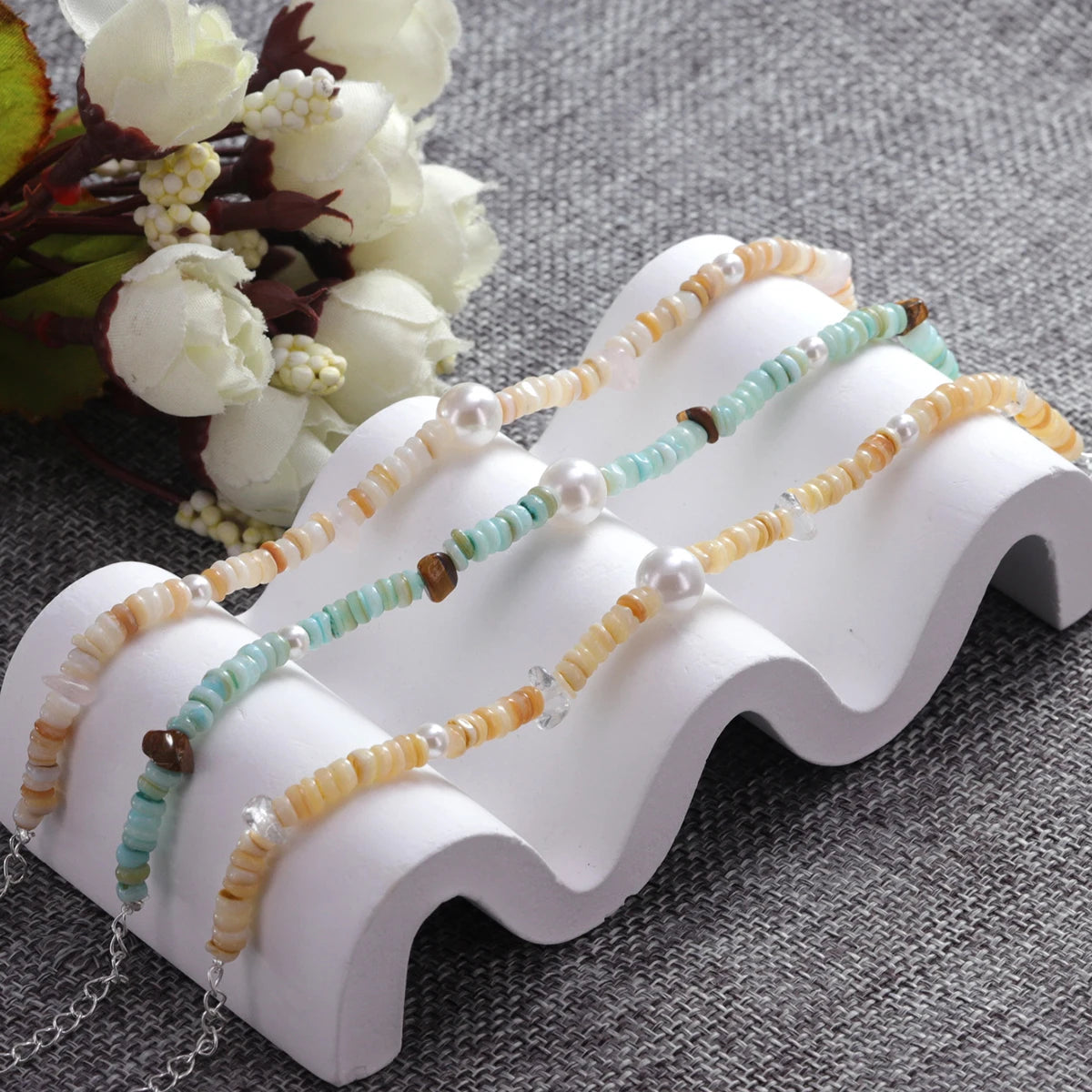 VENTFILLE 925 Sterling Silver Line Extremely fine Bracelet for Women Love Haert Bead Korean Ins Sweet Jewelry Gift Dropshipping