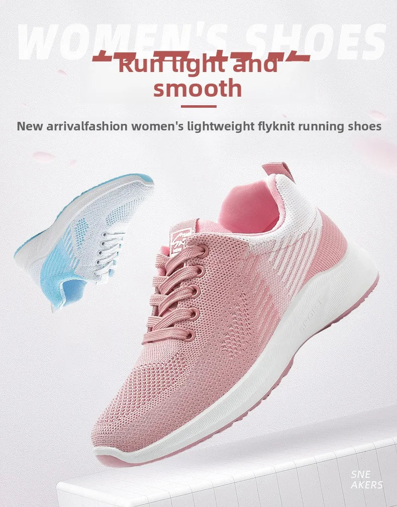 Women Platform Casual Sneakers Shoes Mesh Breathable Running Shoes Chunky Summer Sports Tenis Shoes 2025 Luxury Vulcanize Shoes