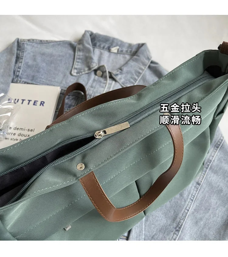 Large Capacity Winter Lady Shoulder Bag Vintage Casual Girl Tote Bags Y2K Pu Leather Female Handbags Women's Commuter Bag Purse