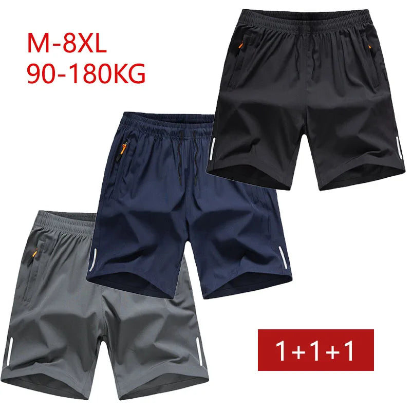 3 Set Casual Shorts Men's Running Sports Shorts Gym Shorts Men Fitness Basketbal Sportswear Beach Short Pants Jogging Sweatpants