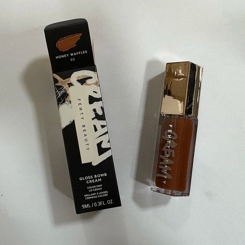 Fenty Beauty Gloss Bomb Lip Glaze Multi-color Moisten Shine Glitter Lip Plumper Makeup Beginner Liquid Lipstick Makeup Cosmetics