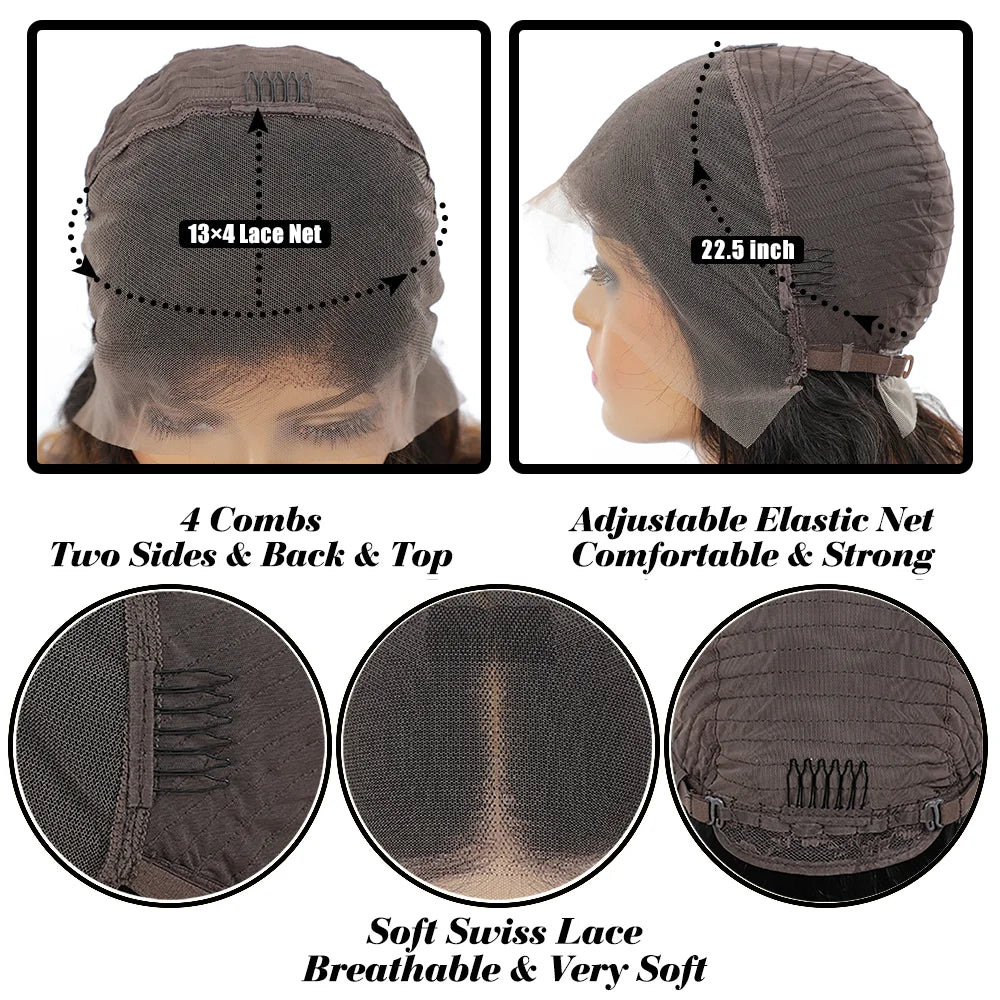 30Inch 13X6 Lace Front Wigs Human Hair Straight HD Lace Front Wigs Human Hair Straight Glueless Wigs Human Hair13X4 Frontal Wigs