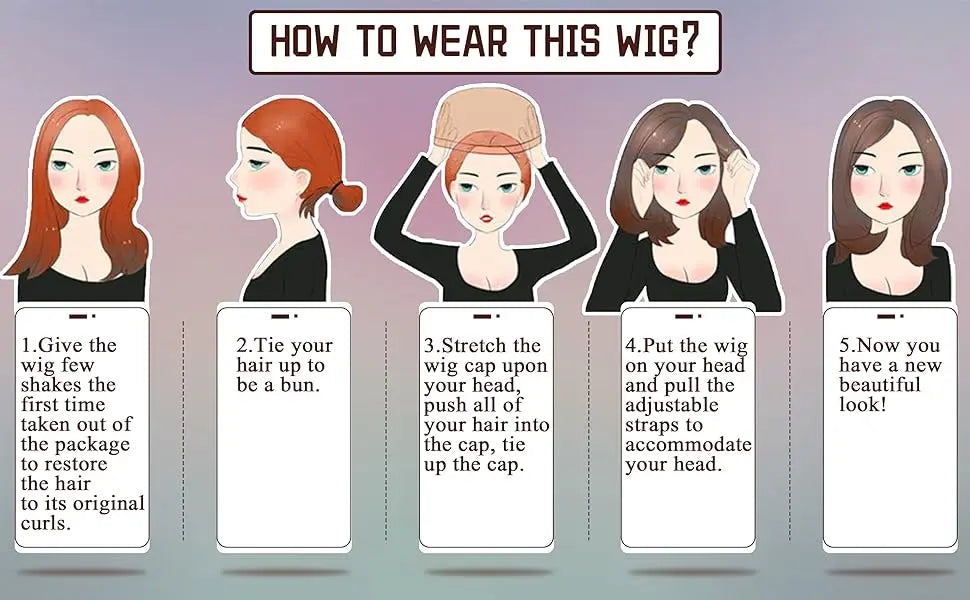 Pink Synthetic Wig With Long Straight Bangs Natural Wig Women Daily Use Cosplay Heat Resistant Lolita Full Head Cover