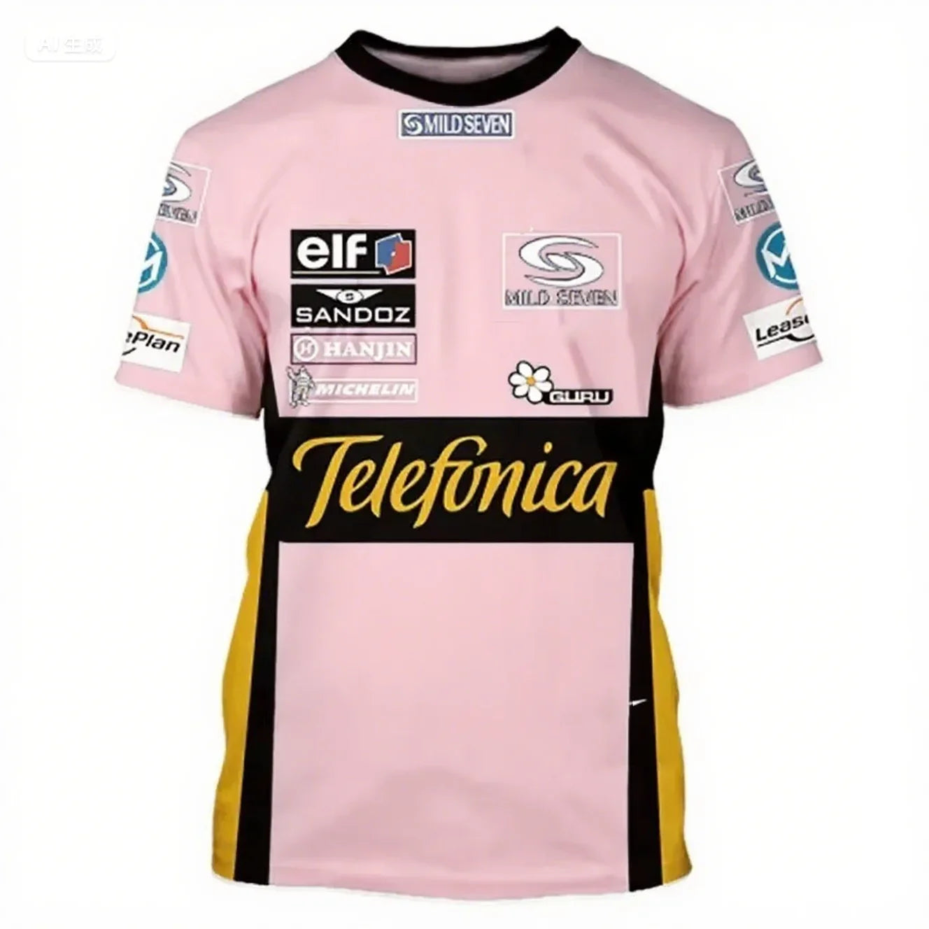 New Men's and Women's Outdoor Extreme Sports T-shirt Fashion Casual Kids Clothes F1 Seven Star Racing Suit Unisex Tee Clothing