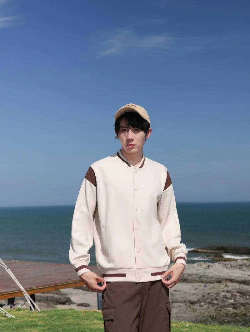 High end men's and women's pure cotton jackets, baseball jackets, custom printed embroidered logos, autumn and winter clothes