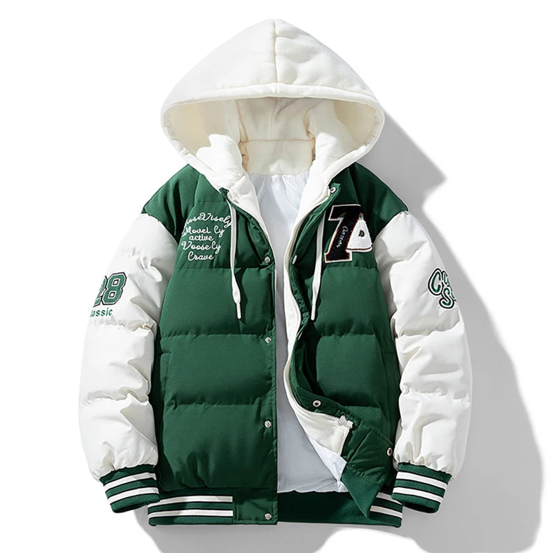 Winter Men Fashion hickened Parkas Jacket Men Warm Windproof Jackets Parkas Men Autumn Casual Outwear Jackets Parkas Coats Male