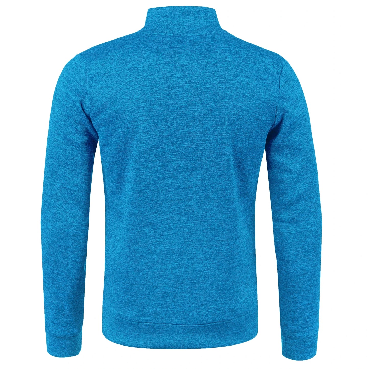 Autumn and Winter Men's New Long Zipper Color Block Sweater Sleeves Thin Plush Sweater Jacket Casual Slim Fit Comfortable Coat