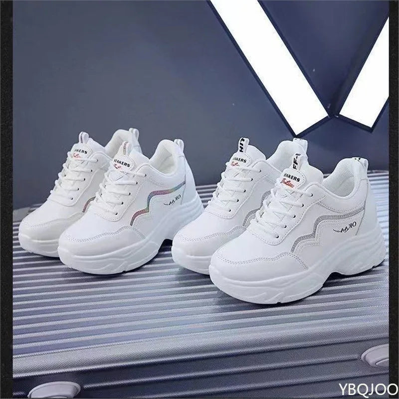 High top Women's Sneakers Casual comfort vulcanized shoes Fashion versatile leather shoe Ladies nonslip breathable Shoes Zapatos