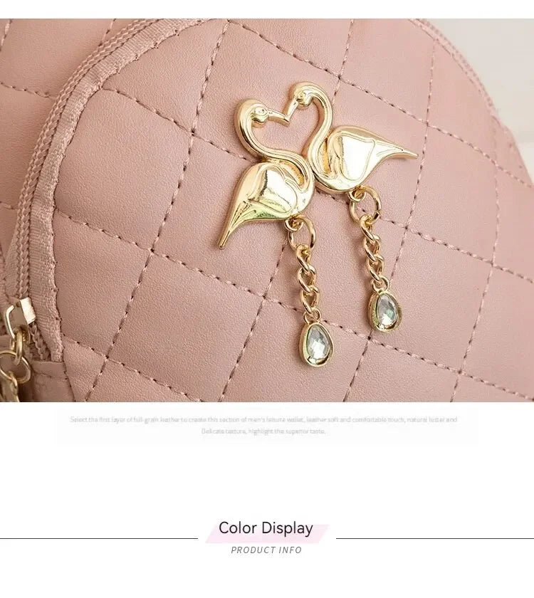 Fashionable Bag Women Backpack Mini Leisure Handbag