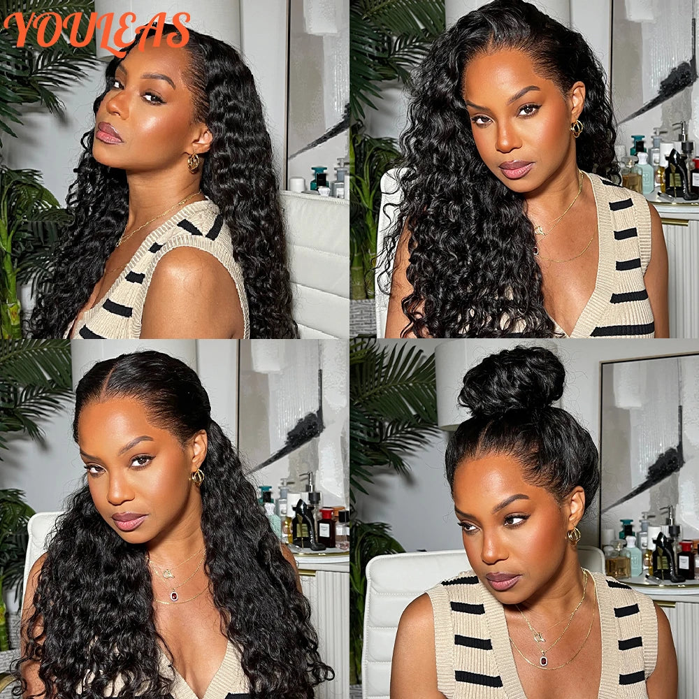 New Trend Lagos Hairline curly Human Hair Wig 13x4 Lace Frontal Glueless Wigs Human Hair Pre Plucked Burmese Curly Ready To Wear