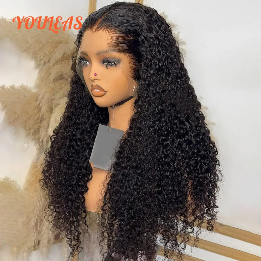 New Trend Lagos Hairline curly Human Hair Wig 13x4 Lace Frontal Glueless Wigs Human Hair Pre Plucked Burmese Curly Ready To Wear