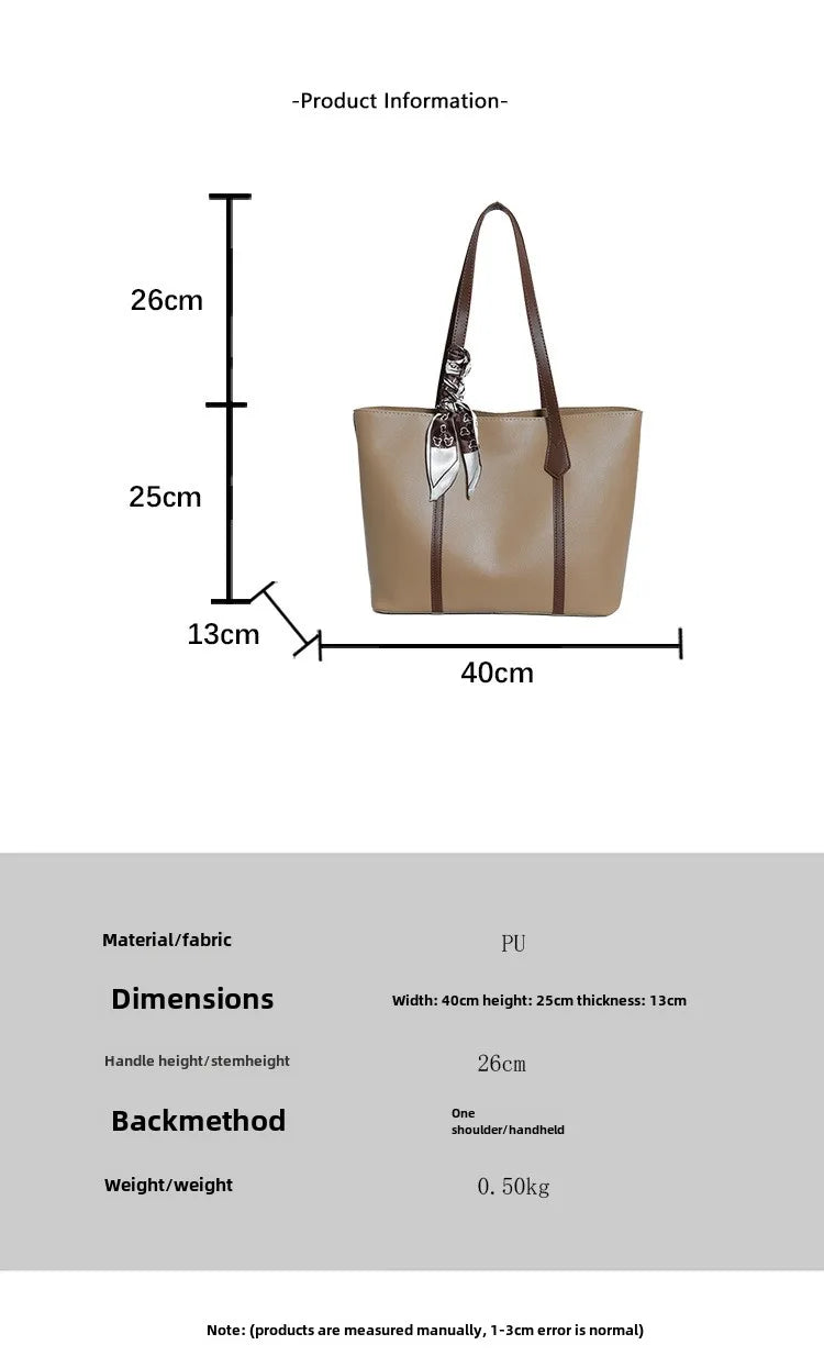 Women's Bag New Summer Black Handbag Large Capacity Shoulder Bag Niche Commuter Woman Bag Tote Bags Women Handbags bolsa