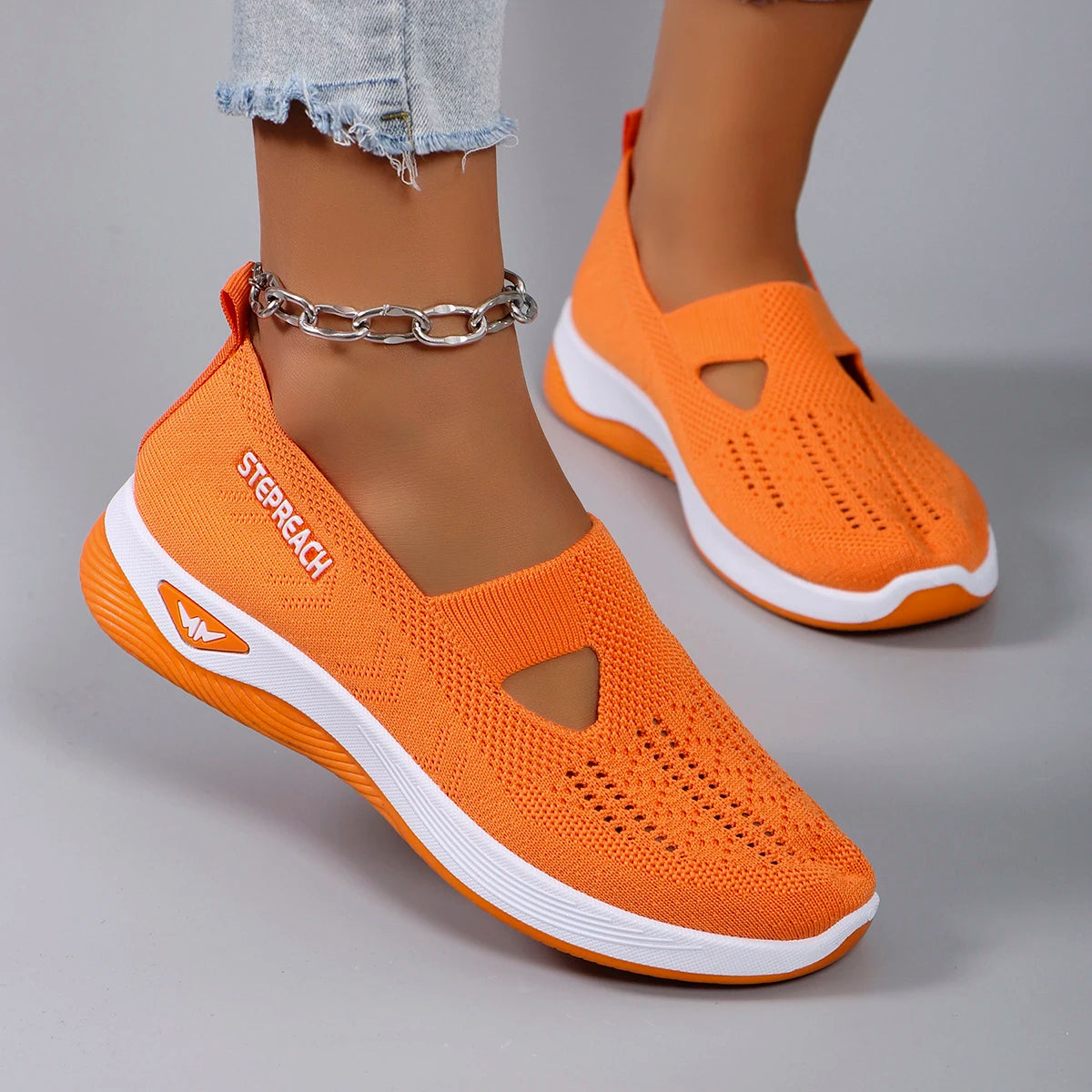 Women's summer breathable mesh flat shoes women's shoes casual sneakers shoes, clearance free shipping