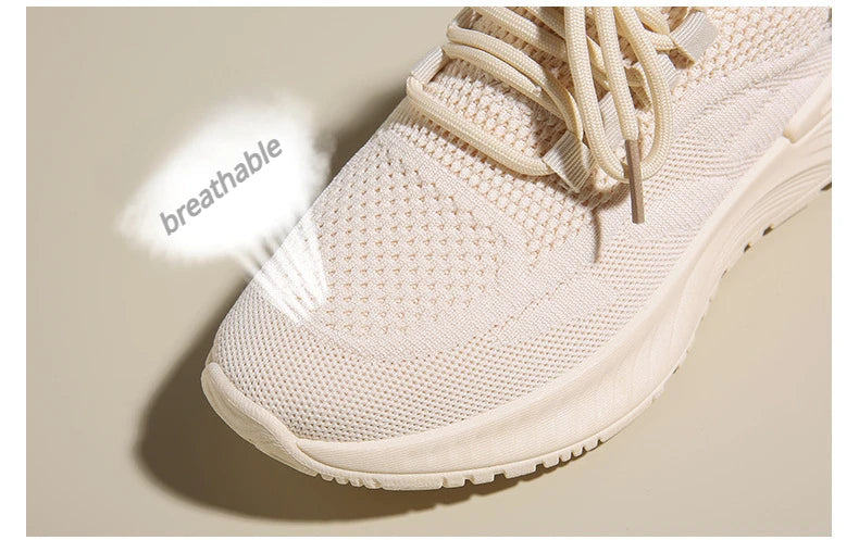 Women Sneakers New Summer Breathable Platform Mesh Shoes for Women Concise Wear-resistant Lightweight Running Women Casual Shoes