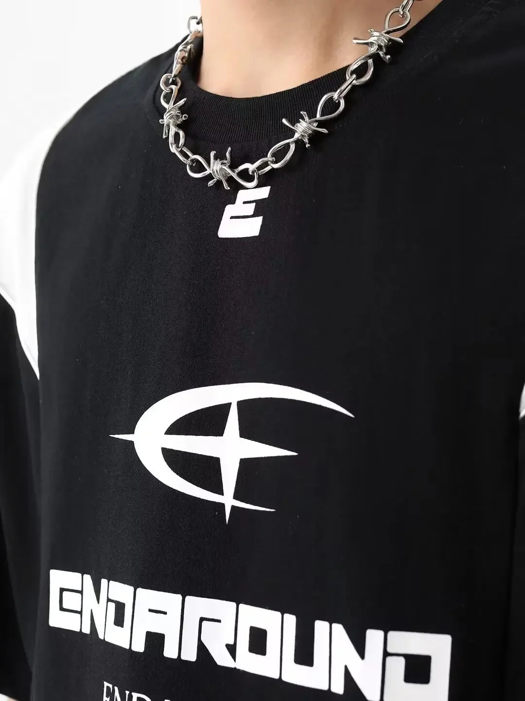 Men's Loose-fit Half Sleeve T-shirt Summer Style Ins Trendy Hong Kong Style Casual Clothes For Young Men