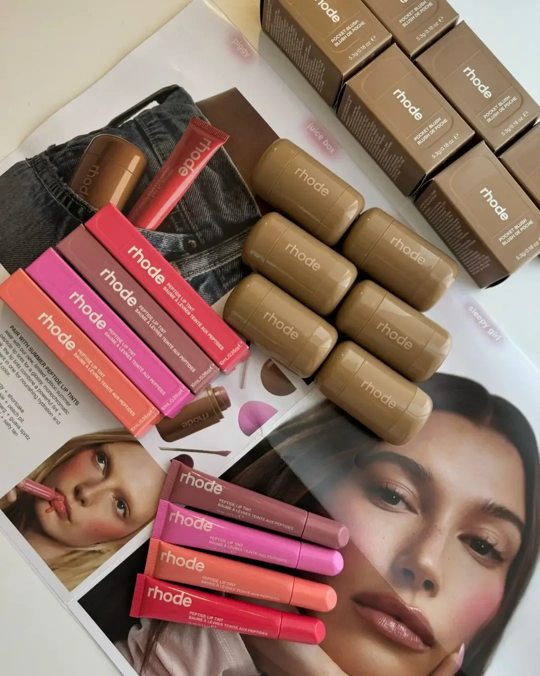 2-in-1 Cream Blush & Lip Tint Stick - Hydrating Rouge Blusher Makeup, Blendable Cheek & Lip Cream, Natural Long Lasting Color