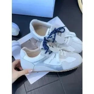 Sheii Retro Leopard Print Mink Casual Sport Flip Cover Deqin Shoes Women Board Shoes Comfortable Breathable Summer Sneakers