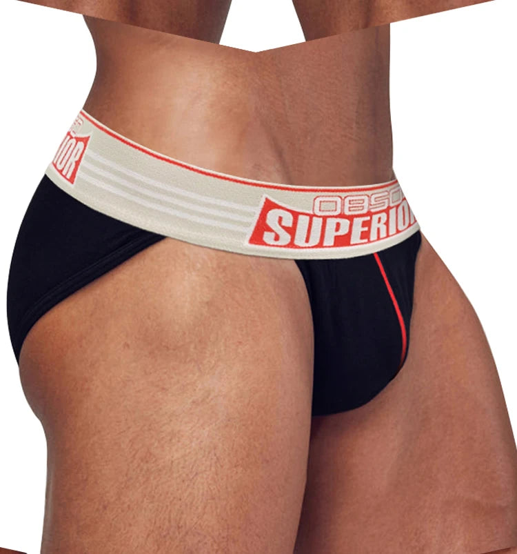 1/2/3/4PCS Men's New Low Waist High Fork Triangle Pants Stimulating Anti Wear Legs Showing Large Protruding Triangle Pants BS844