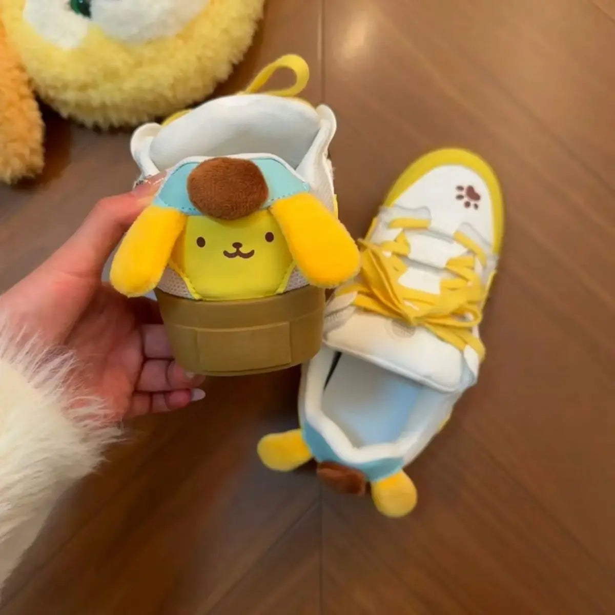 Hello Kitty Board Shoes Summer Sweet Women Sports Shoes Anime Sanrios Cartoon Kt Leisure Cute Girls Student Thick Soled Shoes