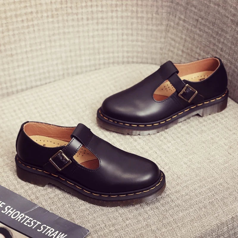 Spring and Autumn Casual Shoes for Men and Women 2025 Fashion Mary Jane Shoes Women Thick-soled British Business Casual Shoes 45