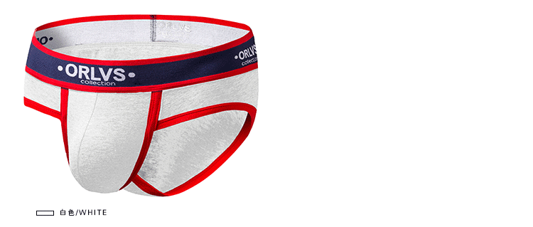 ORLVS New Cotton Comfortable Mens Briefs Underwear Shorts Male Underwear Sexy Gay Men Underwear Bikini Men Briefs Underwear Man