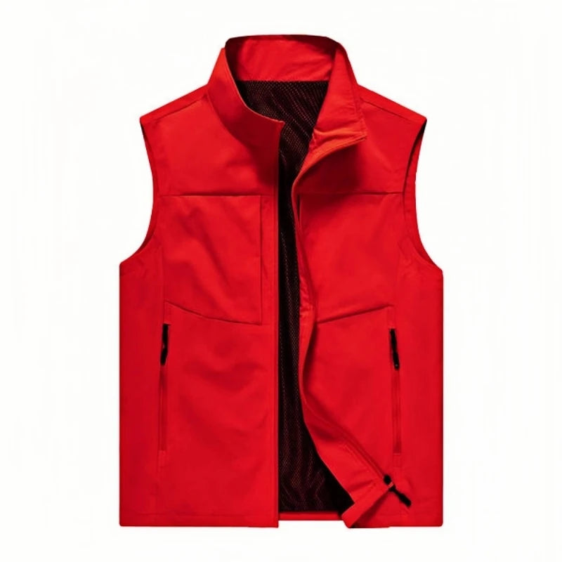 Men‘s Vests Casual Winter Fleece Warm Waistcoats Fashion Thermal Vests Sleeveless Jackets Windbreaker Vests Clothing
