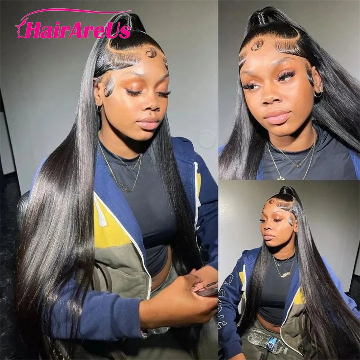 13x4 Bone Straight Lace Front Wig 30 36 Inch Lace Front Human Hair Wigs For Women 13x6 Brazilian Hair Glueless wigs Human Hair