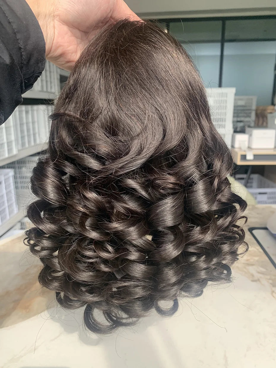 Bob Loose Wave Lace Front Wig Human Hair 100 Original Vietnam Natural Black Colored Full 13x4 Wet and Wavy Human Wig 250 Density