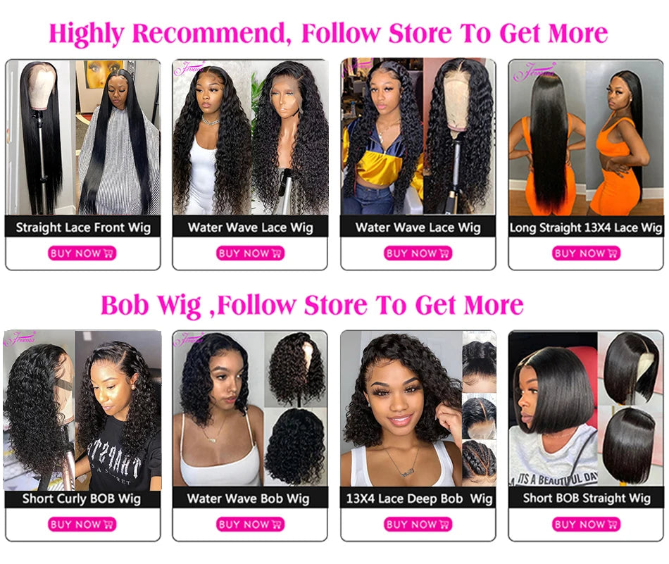 Kinky Yaki Straight Bob Lace Frontal Pre Cut Wigs 100% Human Hair Glueless Ready To Wear Short Bob HD Transparent Cheap Wigs