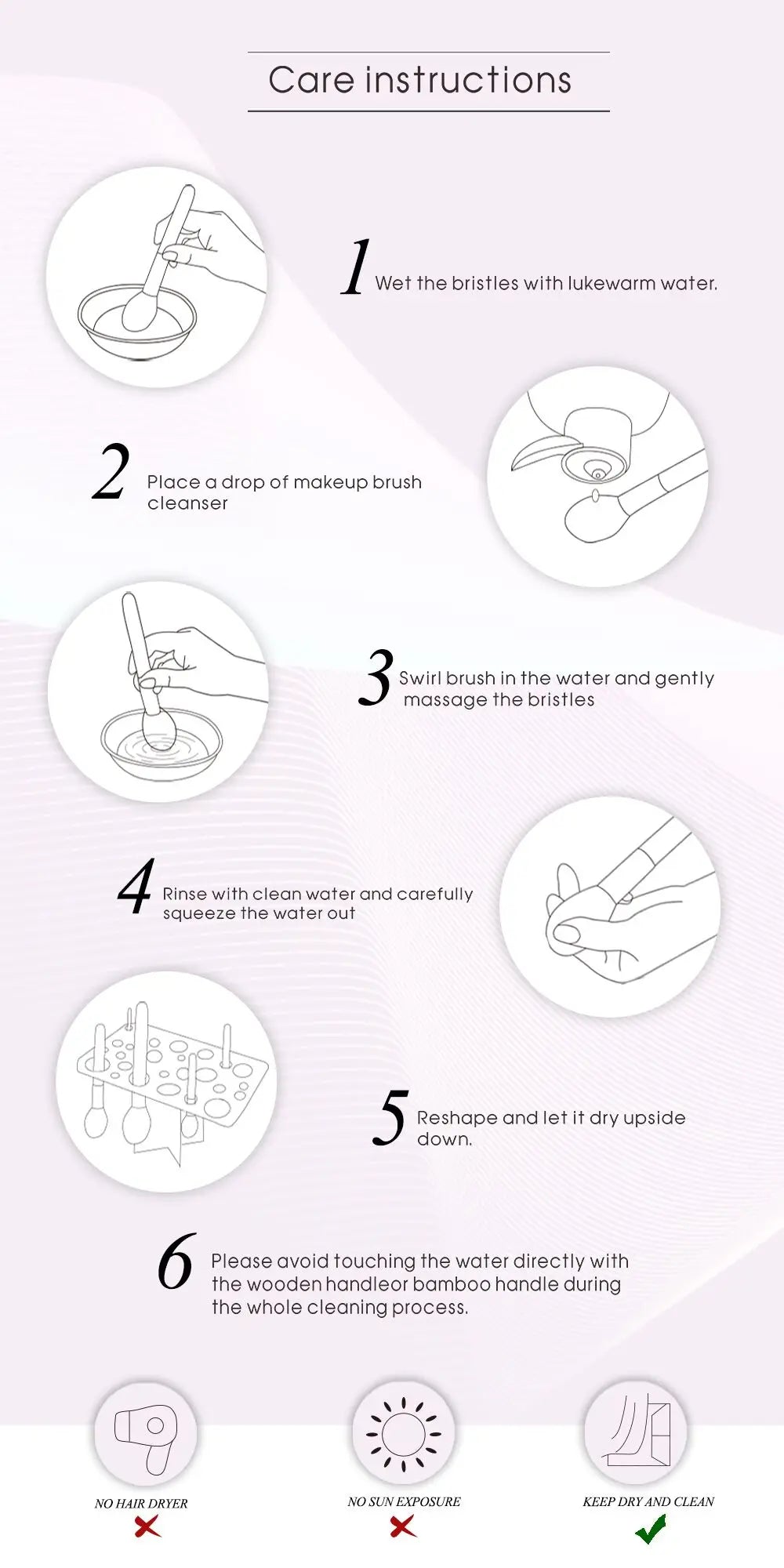 Jessup Professional Makeup brushes set ,6- 25pcs Makeup brush Natural Synthetic Foundation Powder Highlighter Pearl White T215