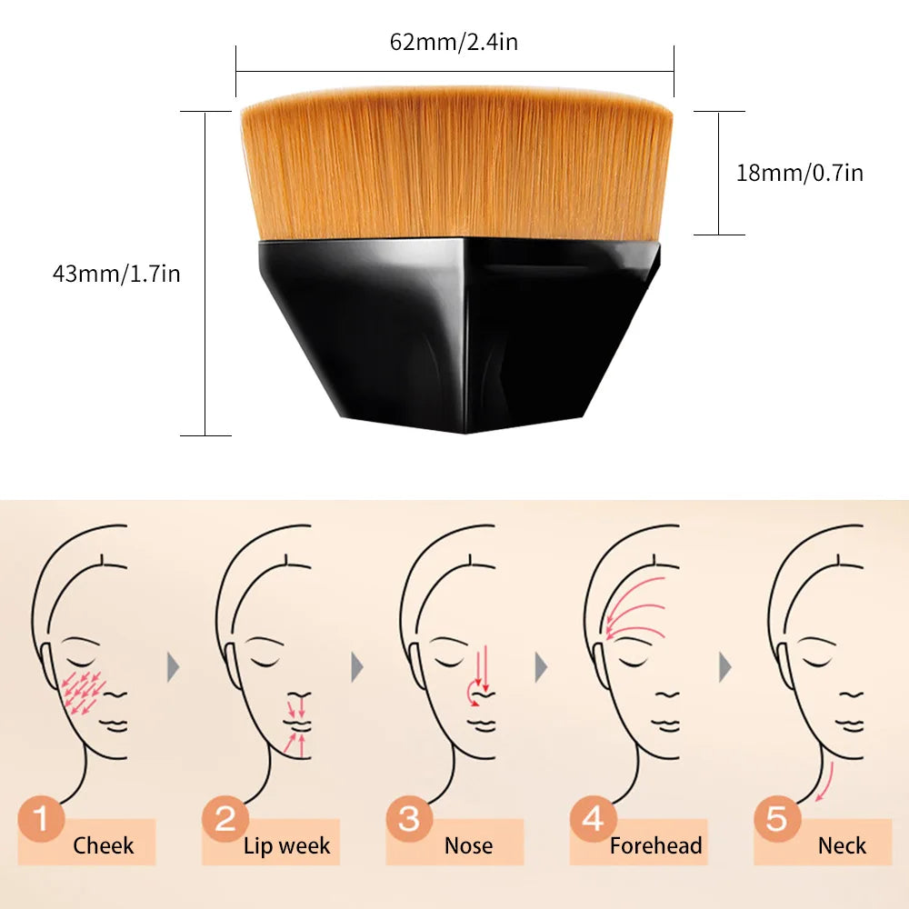 High Density Magic Makeup Brushes For BB Cream Loose Powder Soft And Traceless Foundation Makeup Brush Cosmetic Tool