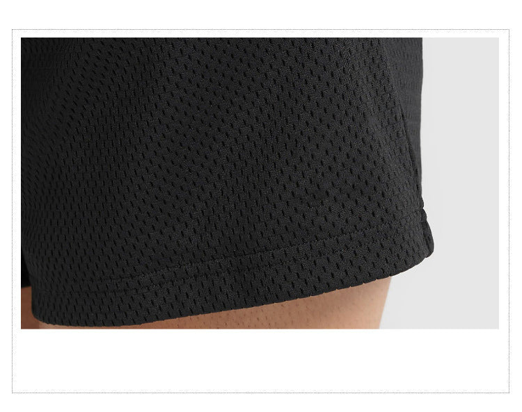 Men's shorts Summer Gym Workout Running shorts Quick Drying Loose basketball pants Drawstring Mesh Casual jogging Sports Shorts