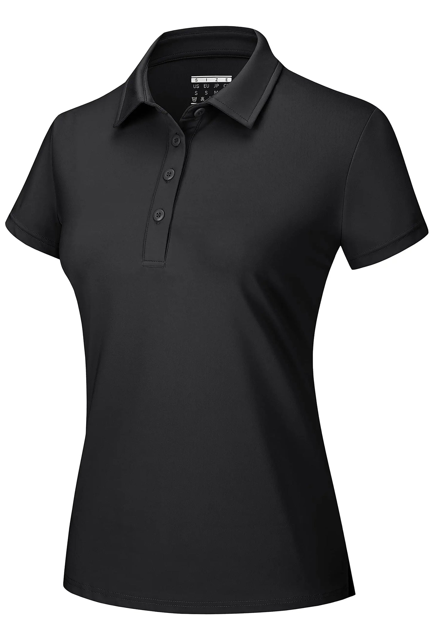 TACVASEN Summer UPF 50+ Short Sleeve Shirts Womens Sun Protection T-shirts Quick Dry 4 Buttons Tennis Workout Tee Golf Pullovers