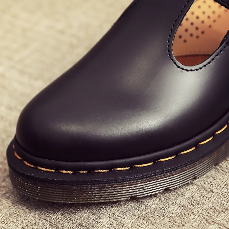 Spring and Autumn Casual Shoes for Men and Women 2025 Fashion Mary Jane Shoes Women Thick-soled British Business Casual Shoes 45