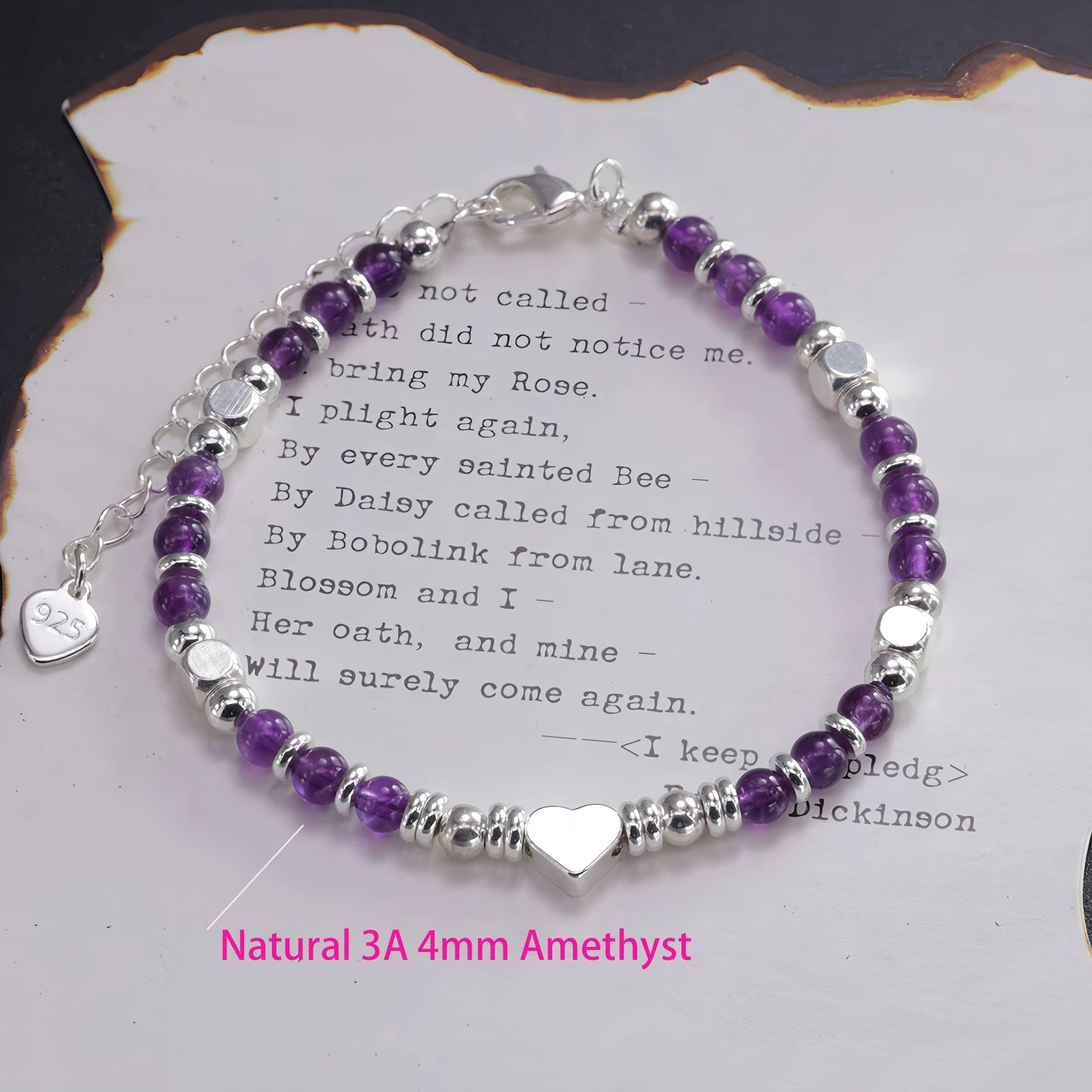 VENTFILLE 925 Sterling Silver Line Extremely fine Bracelet for Women Love Haert Bead Korean Ins Sweet Jewelry Gift Dropshipping